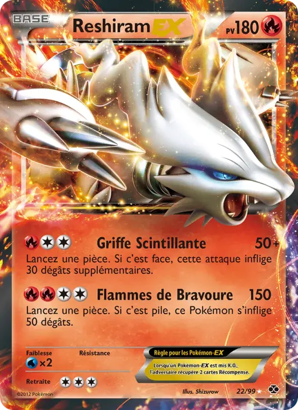 Reshiram-EX - 22/103 - Destinées Futures