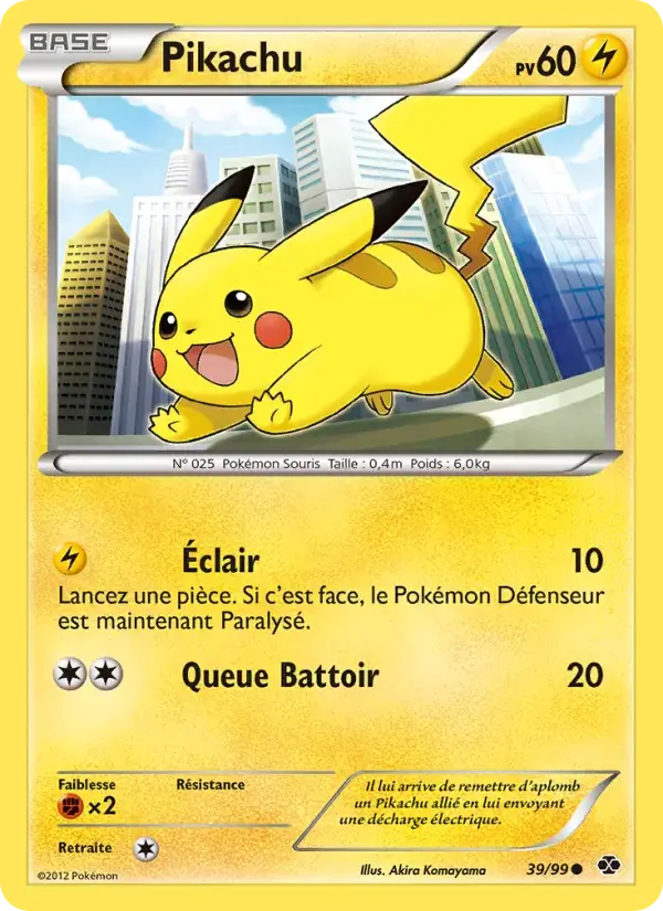 Pikachu - 39/103 - Destinées Futures