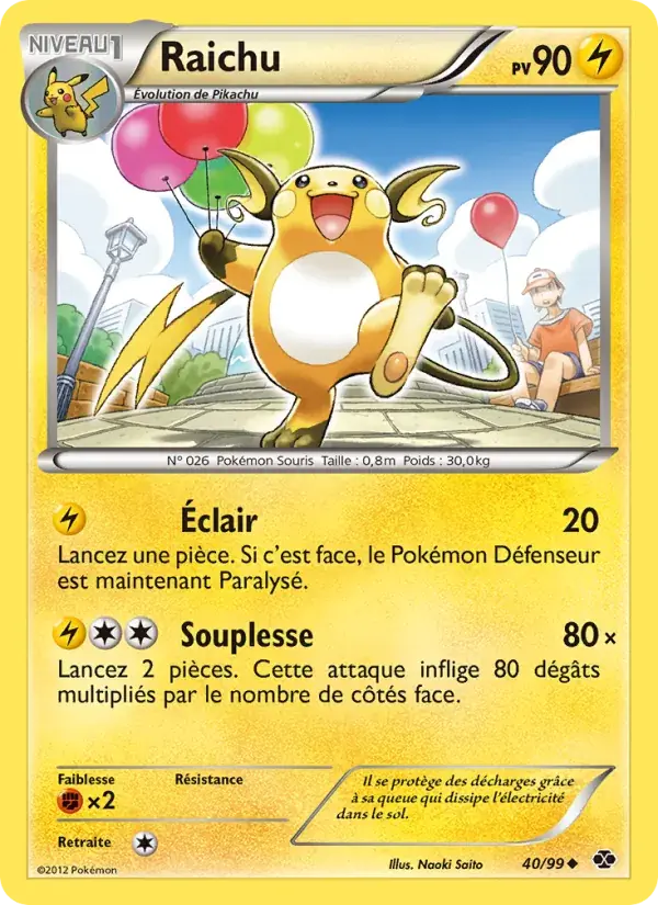 Raichu - 40/103 - Destinées Futures