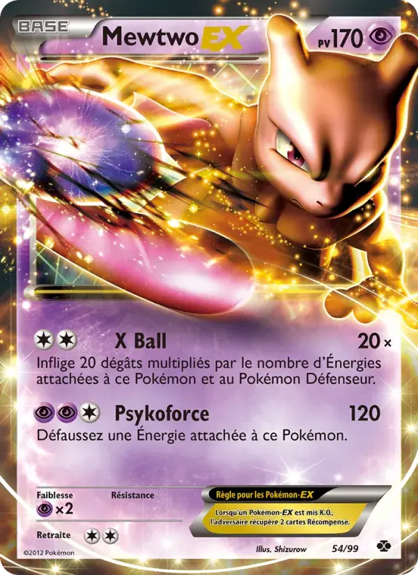 Mewtwo-EX - 54/103 - Destinées Futures
