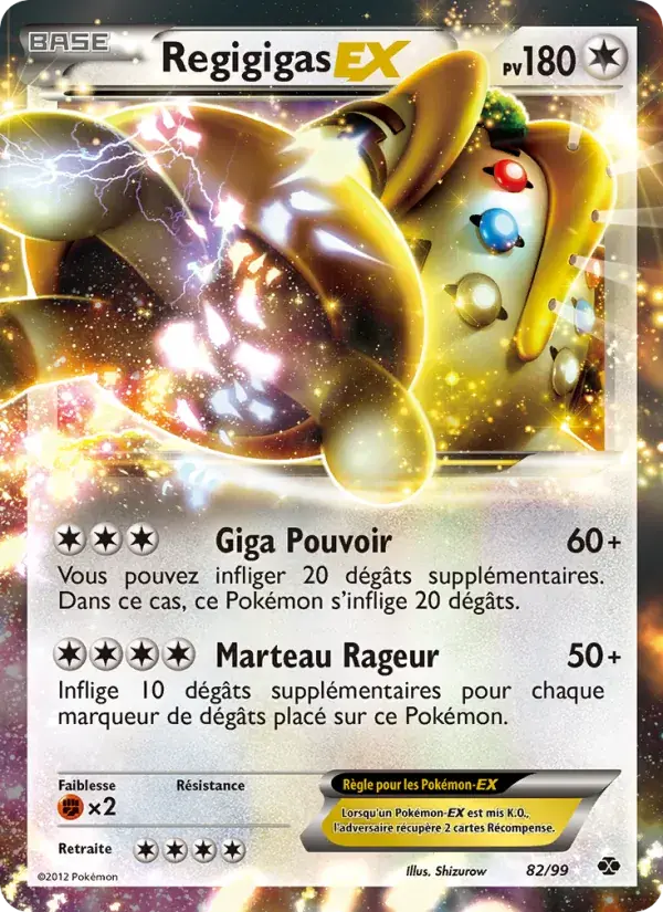 Regigigas-EX - 82/103 - Destinées Futures