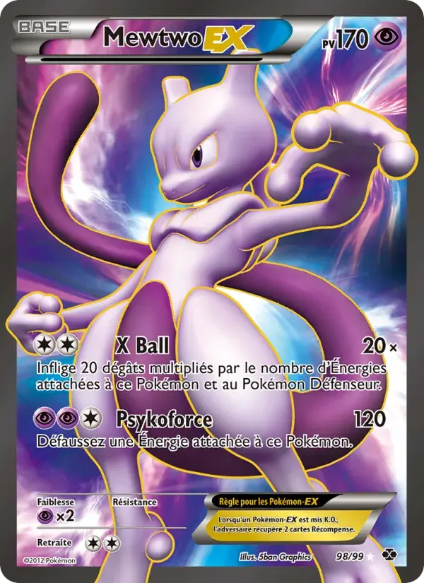 Mewtwo-EX - 98/103 - Destinées Futures