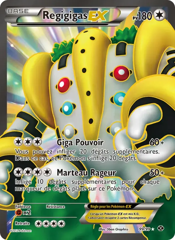 Regigigas-EX - 99/103 - Destinées Futures