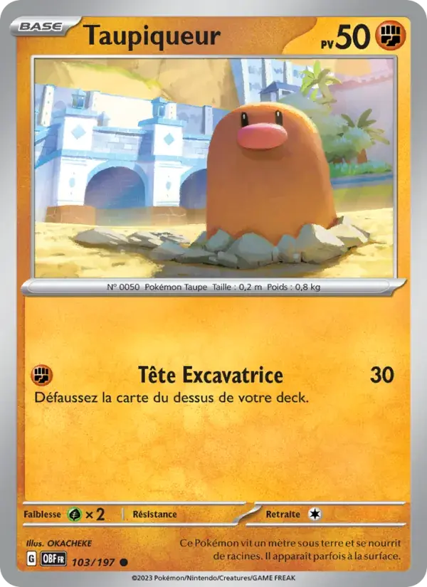 Taupiqueur - 103/230 - Flammes Obsidiennes