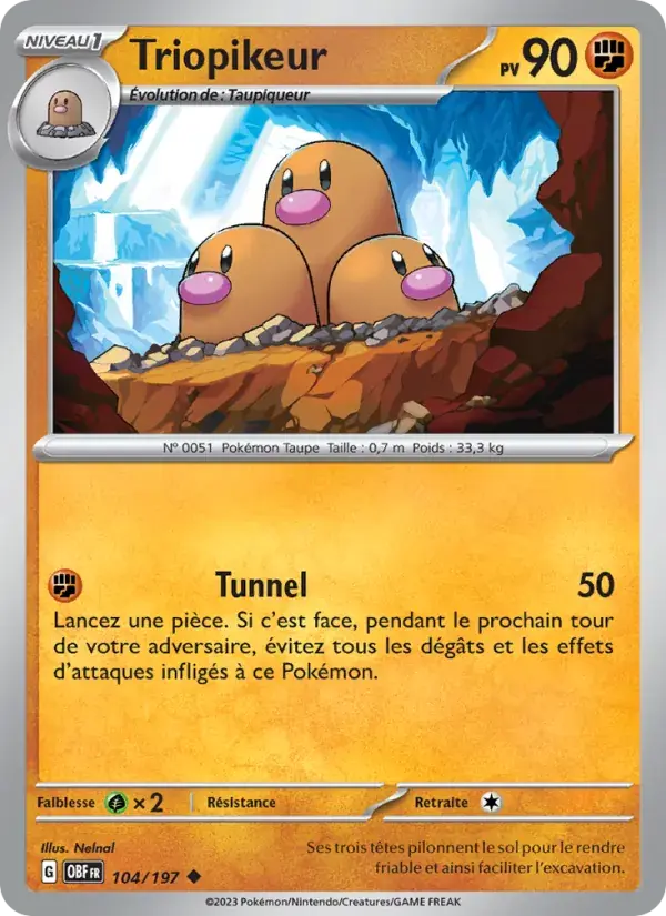 Triopikeur - 104/230 - Flammes Obsidiennes