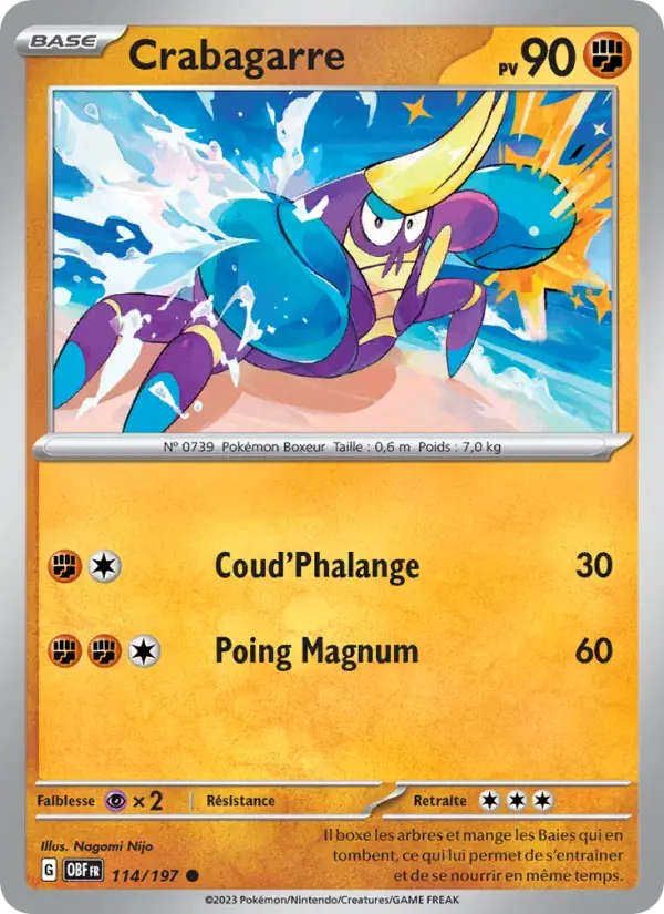 Crabagarre - 114/230 - Flammes Obsidiennes