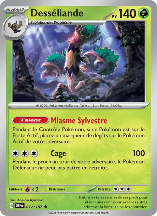 Desséliande - 012/230 - Flammes Obsidiennes