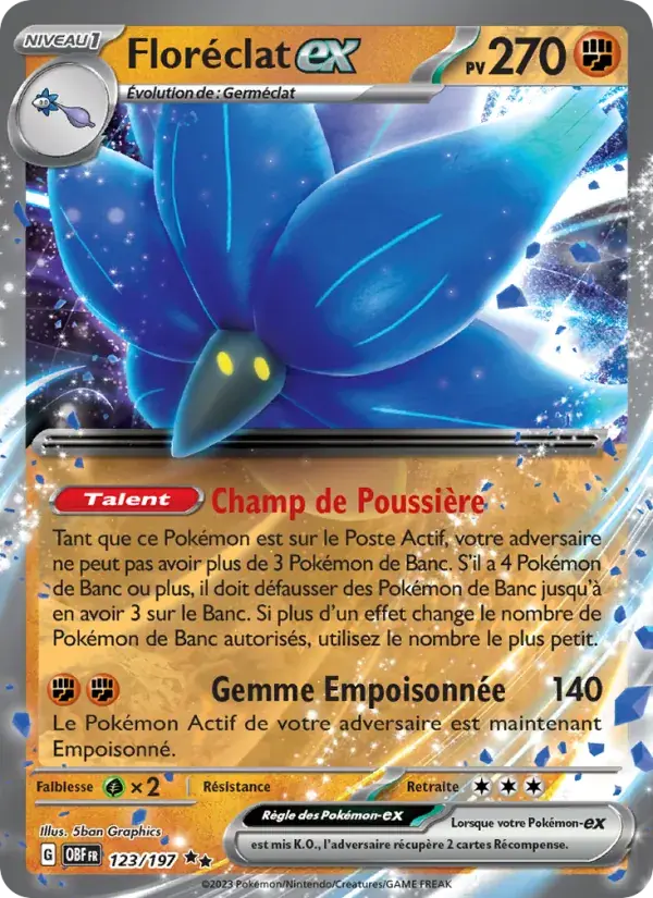 Floréclat-ex - 123/230 - Flammes Obsidiennes