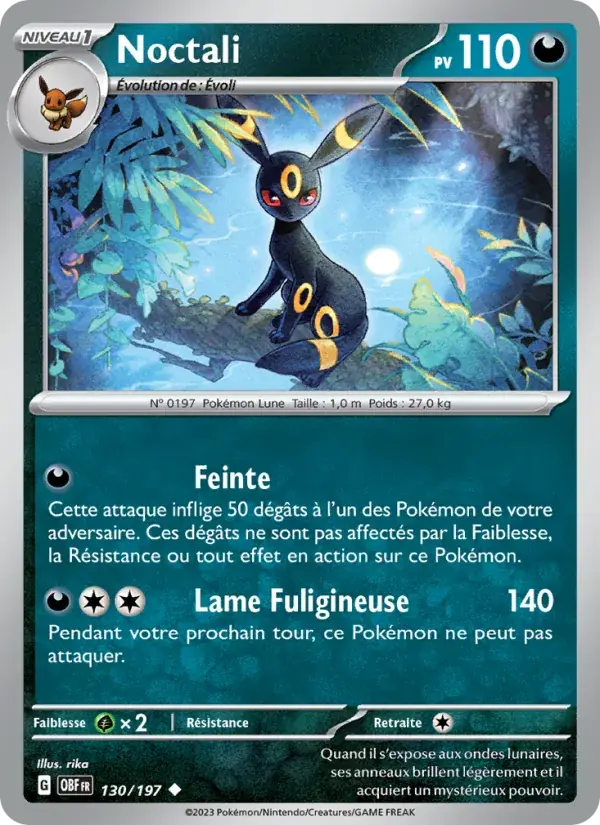 Noctali - 130/230 - Flammes Obsidiennes