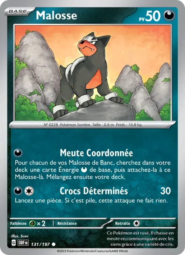 Malosse - 131/230 - Flammes Obsidiennes