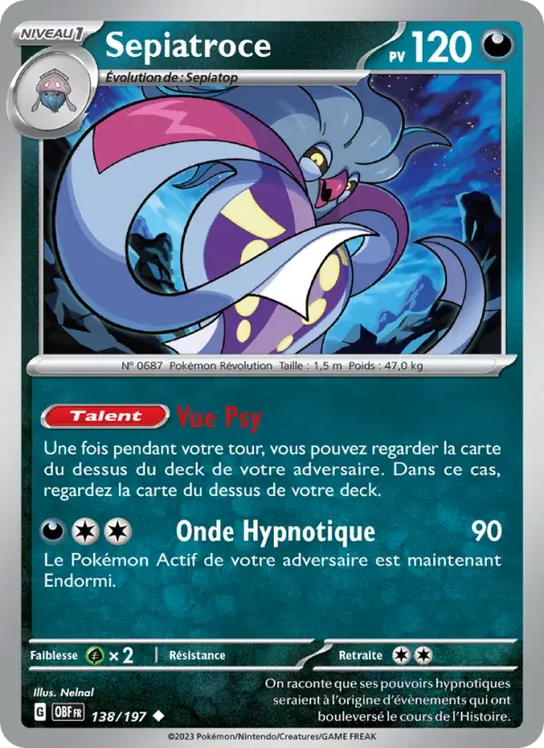 Sepiatroce - 138/230 - Flammes Obsidiennes