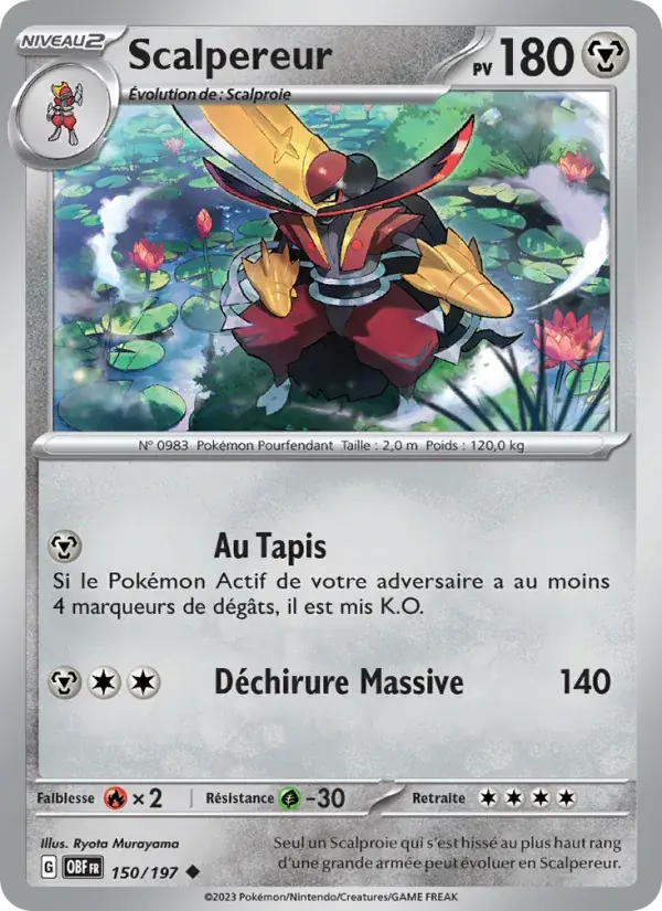 Scalpereur - 150/230 - Flammes Obsidiennes
