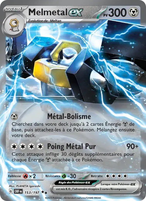 Melmetal-ex - 153/230 - Flammes Obsidiennes