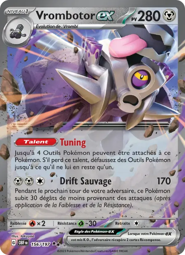 Vrombotor-ex - 156/230 - Flammes Obsidiennes