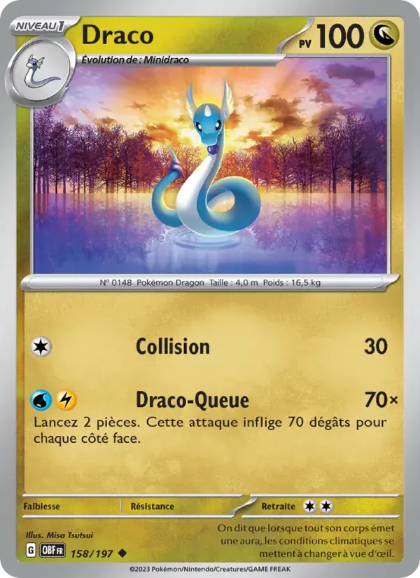 Draco - 158/230 - Flammes Obsidiennes