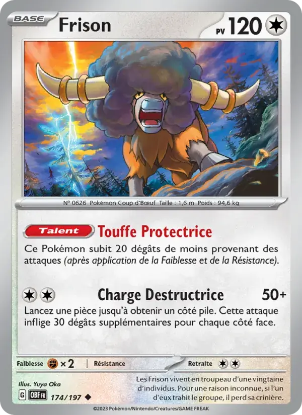 Frison - 174/230 - Flammes Obsidiennes