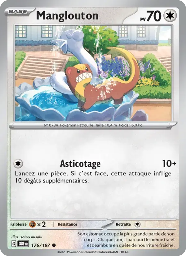 Manglouton - 176/230 - Flammes Obsidiennes