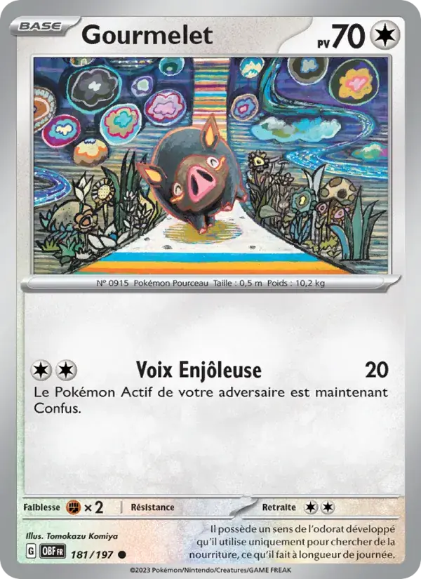 Gourmelet - 181/230 - Flammes Obsidiennes