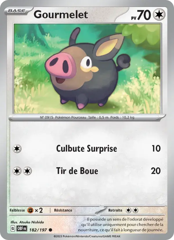 Gourmelet - 182/230 - Flammes Obsidiennes