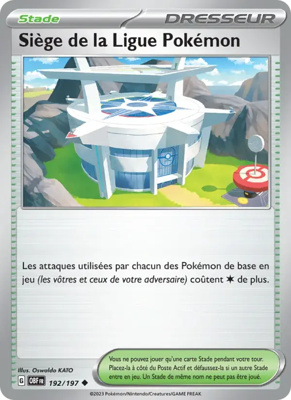 Siège de la Ligue Pokémon - 192/230 - Flammes Obsidiennes
