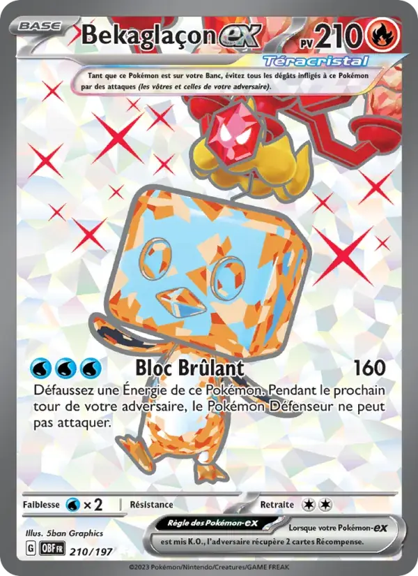 Bekaglaçon-ex - 210/230 - Flammes Obsidiennes