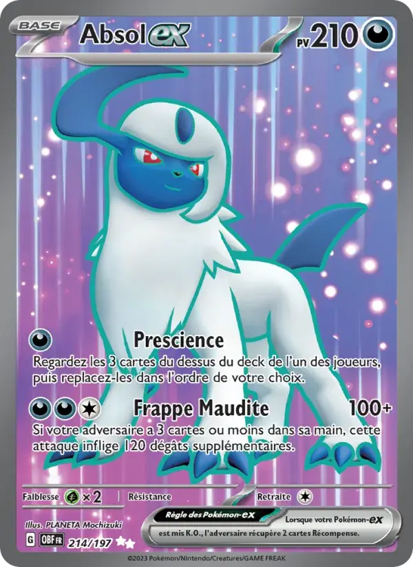 Absol-ex - 214/230 - Flammes Obsidiennes