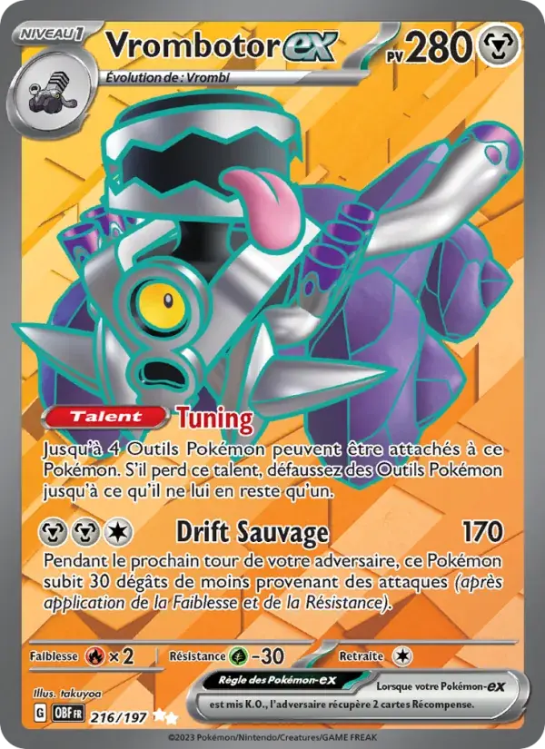 Vrombotor-ex - 216/230 - Flammes Obsidiennes