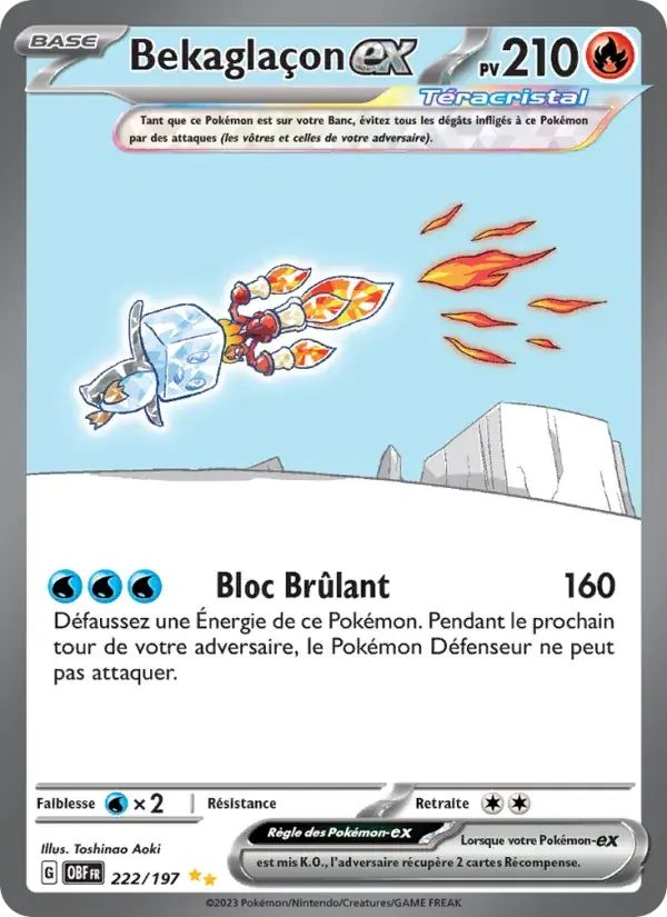 Bekaglaçon-ex - 222/230 - Flammes Obsidiennes