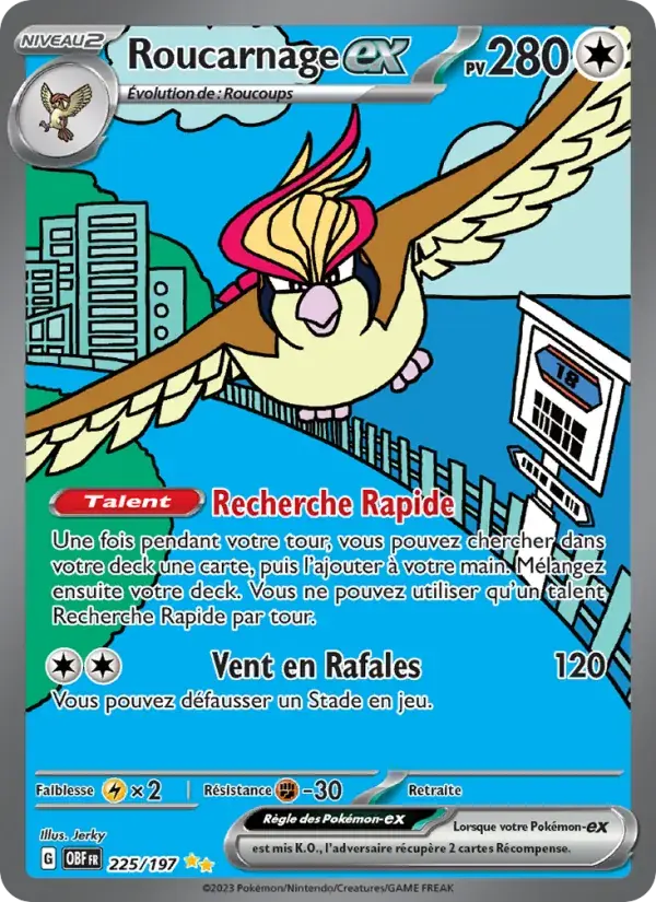 Roucarnage-ex - 225/230 - Flammes Obsidiennes