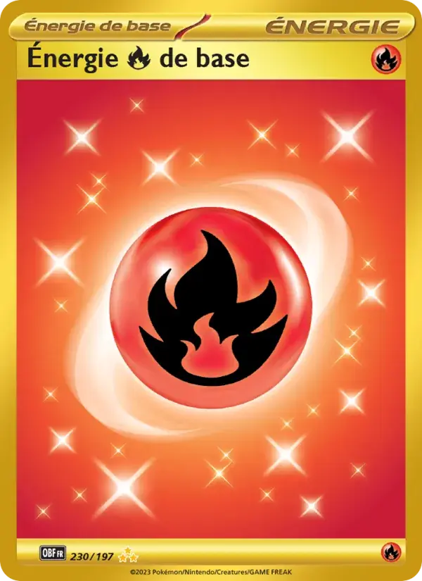 Énergie Fire de base - 230/230 - Flammes Obsidiennes