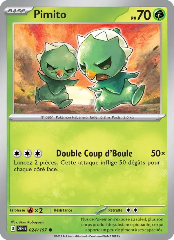 Pimito - 024/230 - Flammes Obsidiennes
