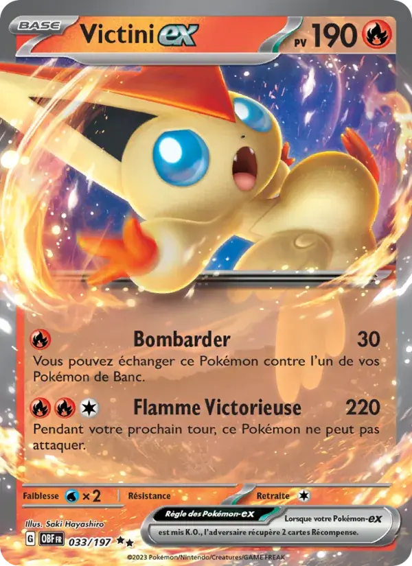 Victini-ex - 033/230 - Flammes Obsidiennes