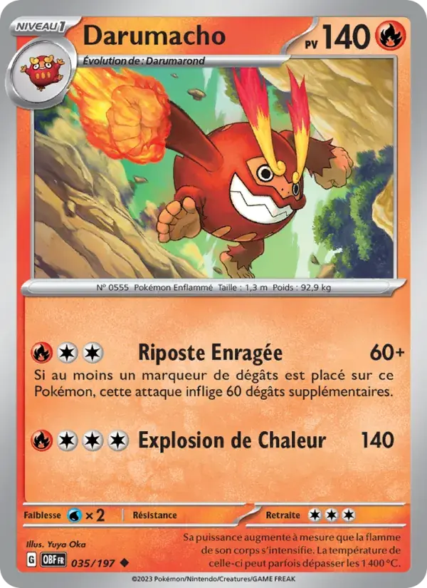Darumacho - 035/230 - Flammes Obsidiennes