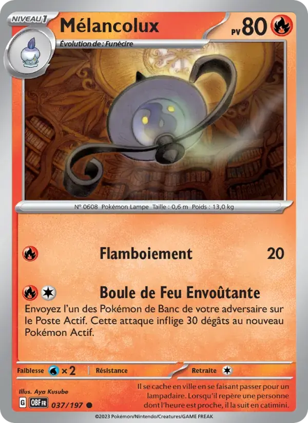 Mélancolux - 037/230 - Flammes Obsidiennes