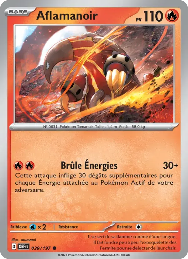 Aflamanoir - 039/230 - Flammes Obsidiennes