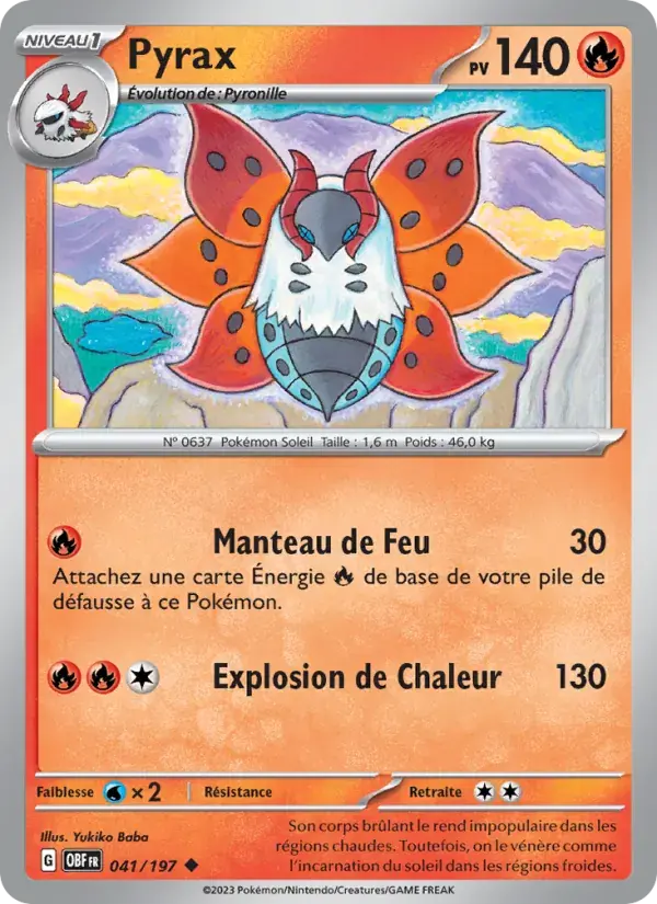 Pyrax - 041/230 - Flammes Obsidiennes