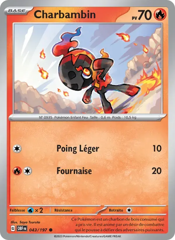Charbambin - 043/230 - Flammes Obsidiennes