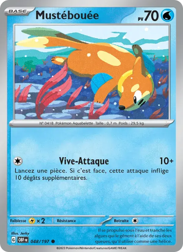 Mustébouée - 048/230 - Flammes Obsidiennes