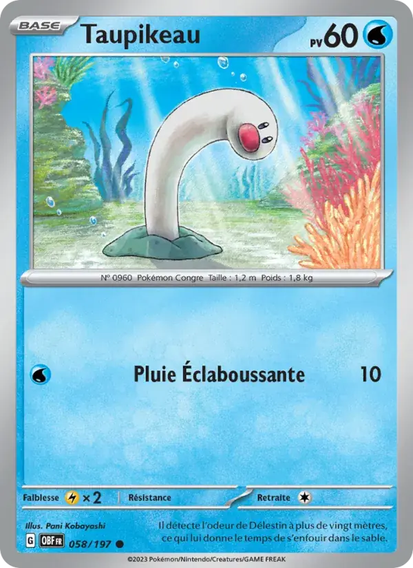 Taupikeau - 058/230 - Flammes Obsidiennes