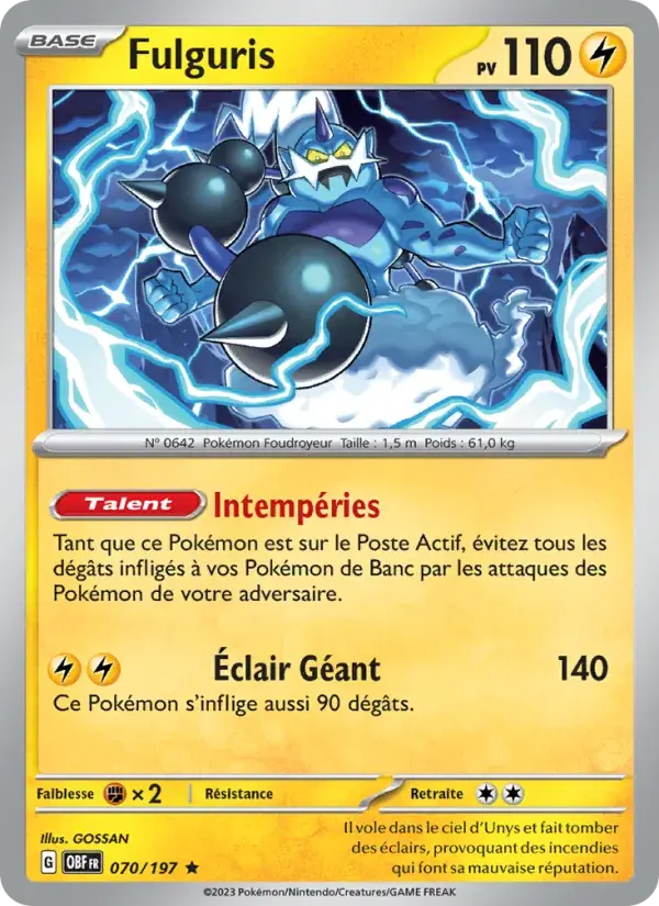 Fulguris - 070/230 - Flammes Obsidiennes