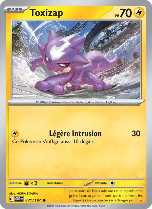 Toxizap - 071/230 - Flammes Obsidiennes