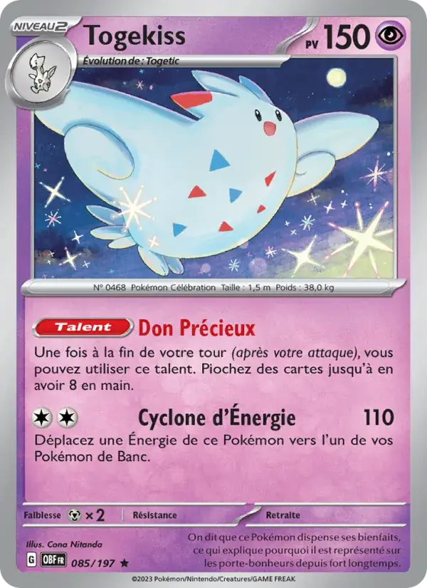 Togekiss - 085/230 - Flammes Obsidiennes