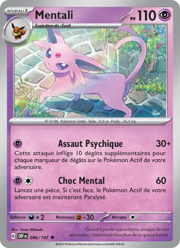 Mentali - 086/230 - Flammes Obsidiennes