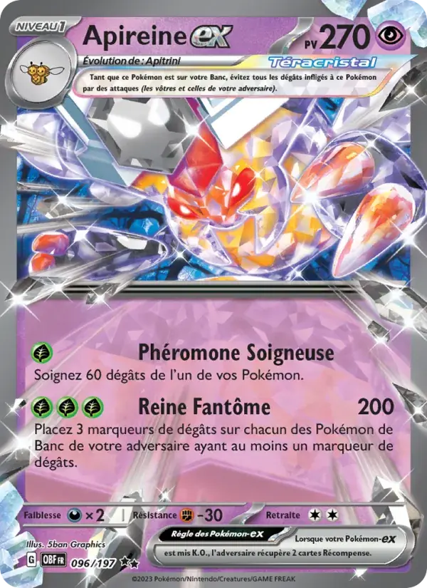 Apireine-ex - 096/230 - Flammes Obsidiennes