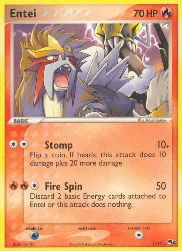 Entei - 1/17 - POP Série 2