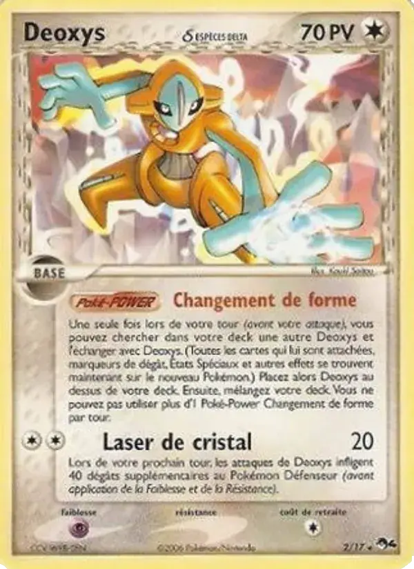 Deoxys δ - 2/17 - POP Série 4