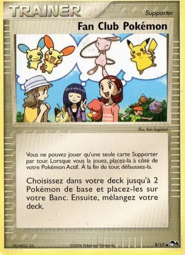Fan Club Pokémon - 9/17 - POP Série 4