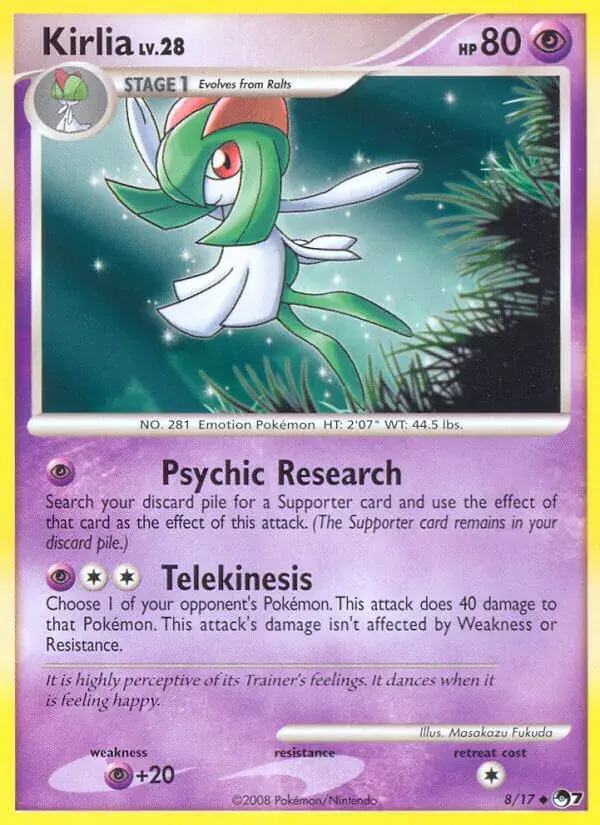 Kirlia - 8/17 - POP Série 7