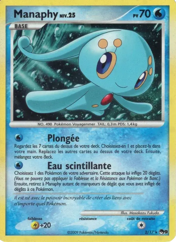 Manaphy - 2/17 - POP Série 9