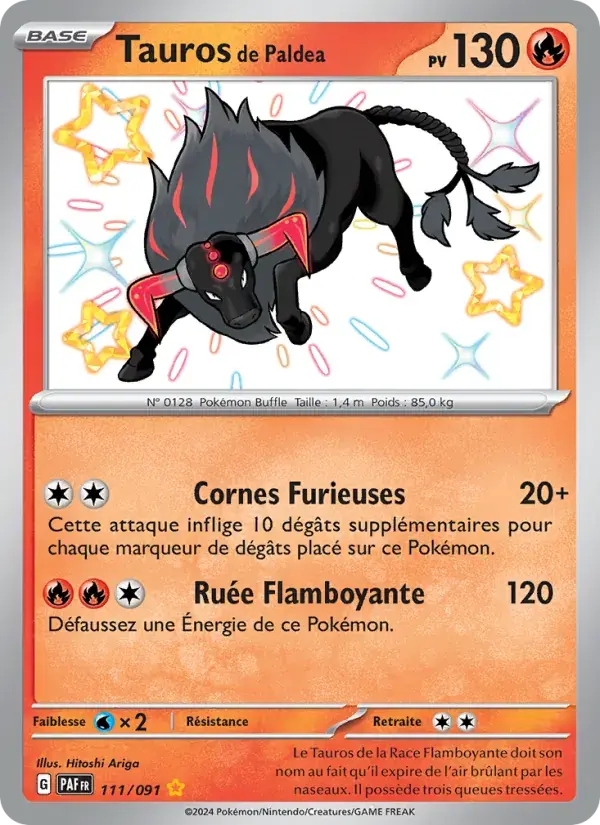Tauros de Paldea - 111/245 - Destinées de Paldea